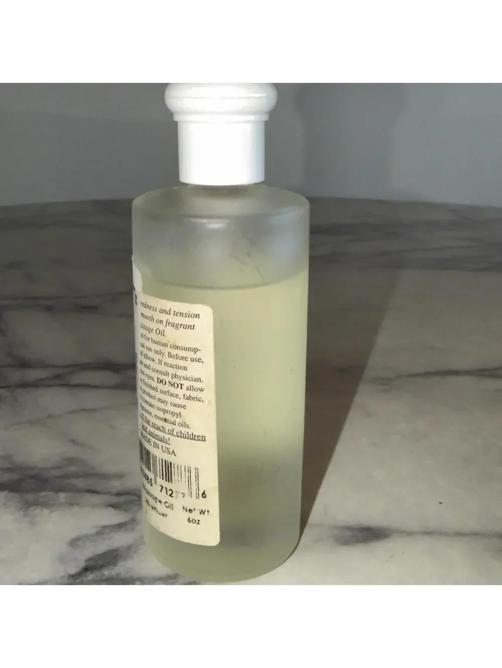 Hanna's Aromatherapa Calming Lavender Massage Oil Sandalwood Geranium US vintage